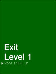 Standard Exit Signs