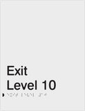 Anodised Aluminium Exits - Exit Level  (PB-SNAExit)