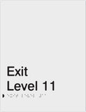 Anodised Aluminium Exits - Exit Level  (PB-SNAExit)