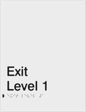 Anodised Aluminium Exits - Exit Level  (PB-SNAExit)