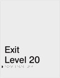 Anodised Aluminium Exits - Exit Level  (PB-SNAExit)