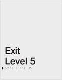 Anodised Aluminium Exits - Exit Level  (PB-SNAExit)