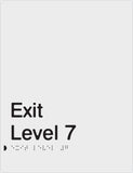 Anodised Aluminium Exits - Exit Level  (PB-SNAExit)