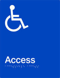 Accessible Access Braille and Tactile Sign (PB-AAccess)