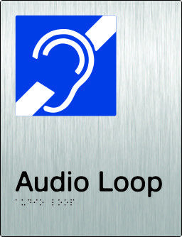 Audio Loop Braille & tactile sign (PB-SSAL)