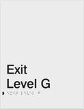 Anodised Aluminium Exits - Exit Level  (PB-SNAExit)